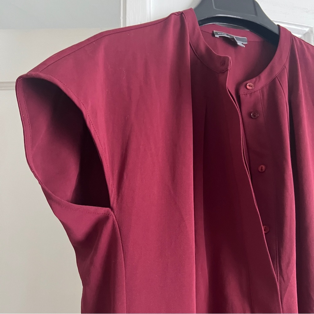 Vince Cranberry Red shift dress - Picture 9 of 15